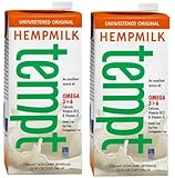 Living Harvest Tempt Hemp Milk, Unsweetened Original, 32-Ounce ...