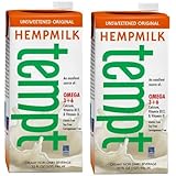 Living Harvest Tempt Hemp Milk, Unsweetened Original, 32-Ounce Containers (2 Pack)