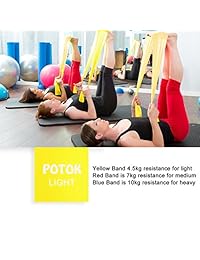 Syliver Resistance Exercise Band Kit Strength Training & Conditioning - Pilates - Resistance Bands for Mobility Strength & Rehab Premium Quality, 3Pack