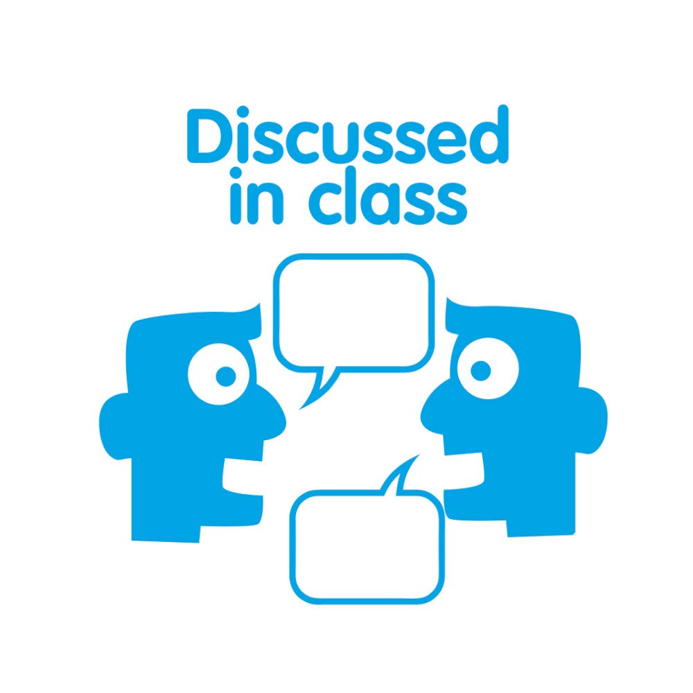 Discussed In Class Stamper - Turquoise