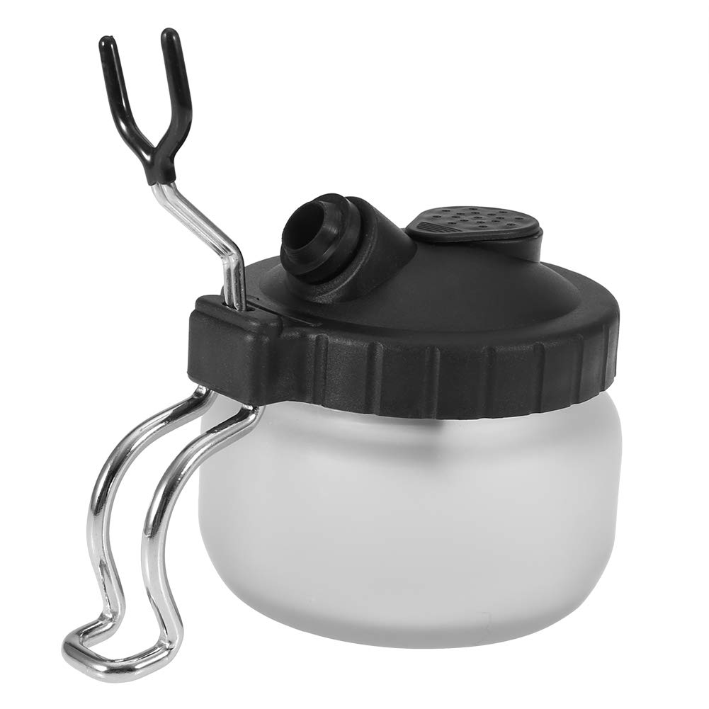 AUNMAS Airbrush Cleaning Pot Airbrush Clean Set Cleaning Holder Paint Jar Bottle Clean Needle Nozzle Brush Kit Airbrush Needle Set