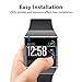 Fitbit Ionic Screen Protector, [6-Pack] PLESON [Case Friendly] [Full Coverage] [Bubble-Free][No Lifted Edges] Wet Applied HD Film Clear Screen Protector for Fitbit Ionic Watch