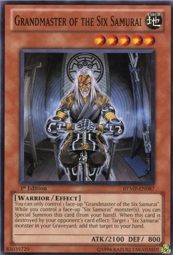YU-GI-OH! - Grandmaster of The Six Samurai (RYMP-EN087) - Ra Yellow Mega-Pack - 1st Edition - Common