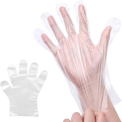 baby plastic gloves