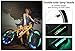Rottay Bike Wheel Lights Waterproof RGB Ultra Bright Bicycle Wheel Lights Spoke Lights with 14-LED and 30pcs Changes Patterns -Safety Cool Bike Tire Accessories for Kids Adults