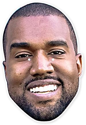 Happy Kanye West Mask - Perfect for Halloween, Masquerade, Parties, Events, Festivals, Concerts - Jumbo Waterproof