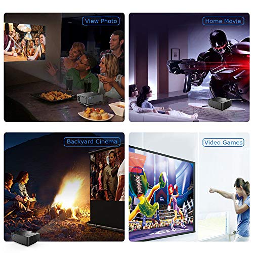 5 DBPOWER+Projector+Projection+Multimedia+Smartphone