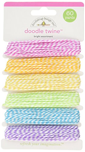 Doodle Twine Assortment Pack 60yds-Bright