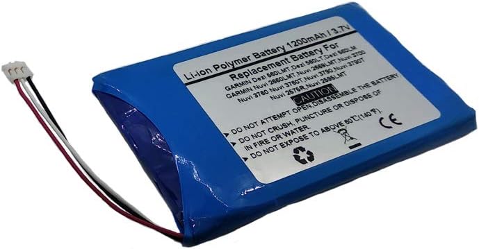 3.7V 1200mAh Replace GPS Navigator Battery for Garmin Nuvi 2660LMT, Nuvi 2669LMT,Nuvi 3700, Nuvi 3760, Nuvi 3760T, Nuvi 3790 - Image 3