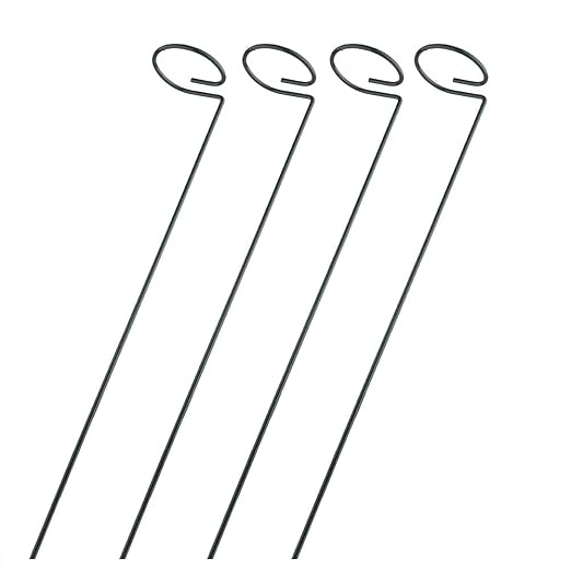 VSTAR66 10 estacas de Soporte para Tallos de Planta, Hierro ...