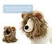 lcfun Lion Mane Costume for Cat Puppy - Pet Wig with Ears, Cat Clothes for Halloween Party
