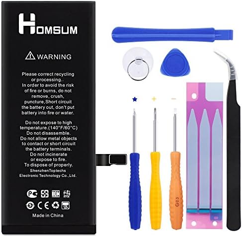 HOMSUM battery with flex cable for iPhone 7 PLUS with Complete Repair Tools Kit+Instructions [365 DAYS Warranty]