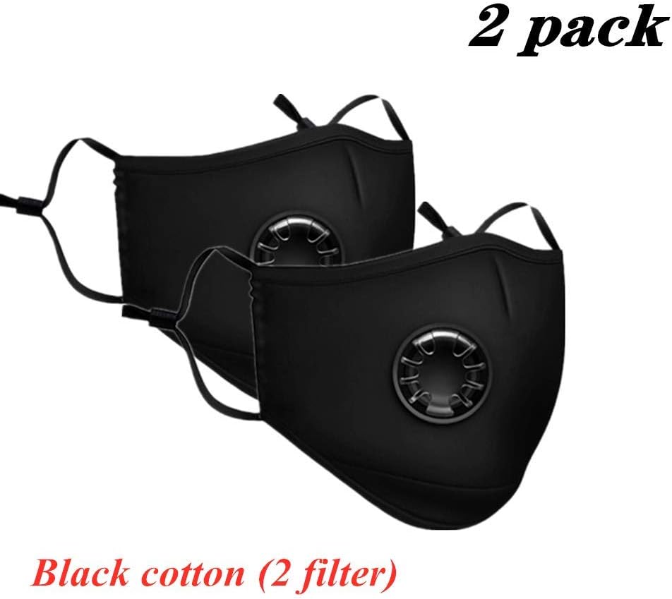 Anti PM2.5 Breathing Mask,Air Dust and Smoke Pollution Mask Respirator Breathing Mask Replaceable Filter Mask