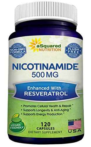 thumbnail interactive-video image 1 of Nicotinamide + Resveratrol 240 Capsules – NAD Supplement, Anti-Aging Formula 1 of 5