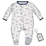 Magnetic Me Easy Close Baby Footie Classic Cars Footed Sleeper Pajamas - Newborn