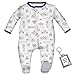 Magnetic Me Easy Close Baby Footie Classic Cars Footed Sleeper Pajamas - Newborn