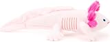 Zappi Co 100% Recycled Pink Axolotl Plush Toy 30cm Eco Friendly view 5