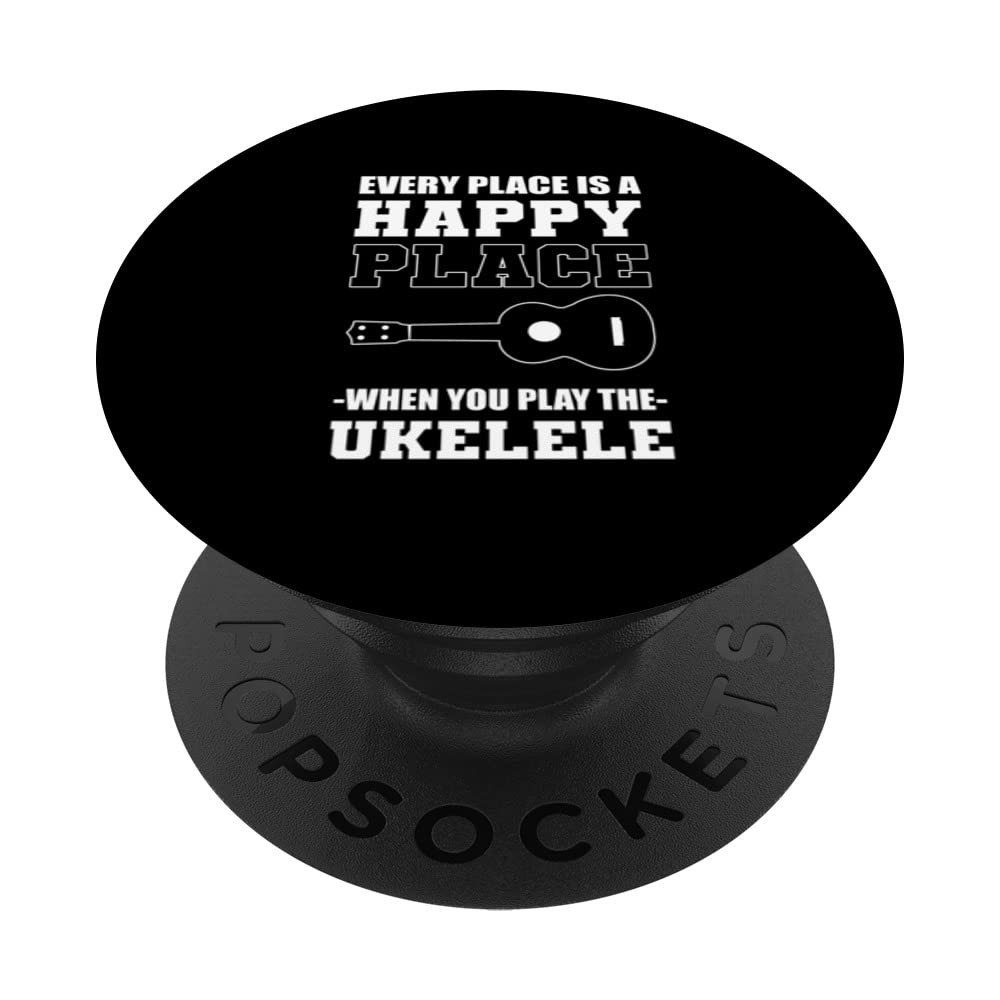 Play the Ukelele Musician PopSockets Swappable PopGrip