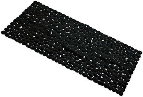 Pebble Shower Room Antiskid Mat Ottomans Bathroom Sucker Bath mat black