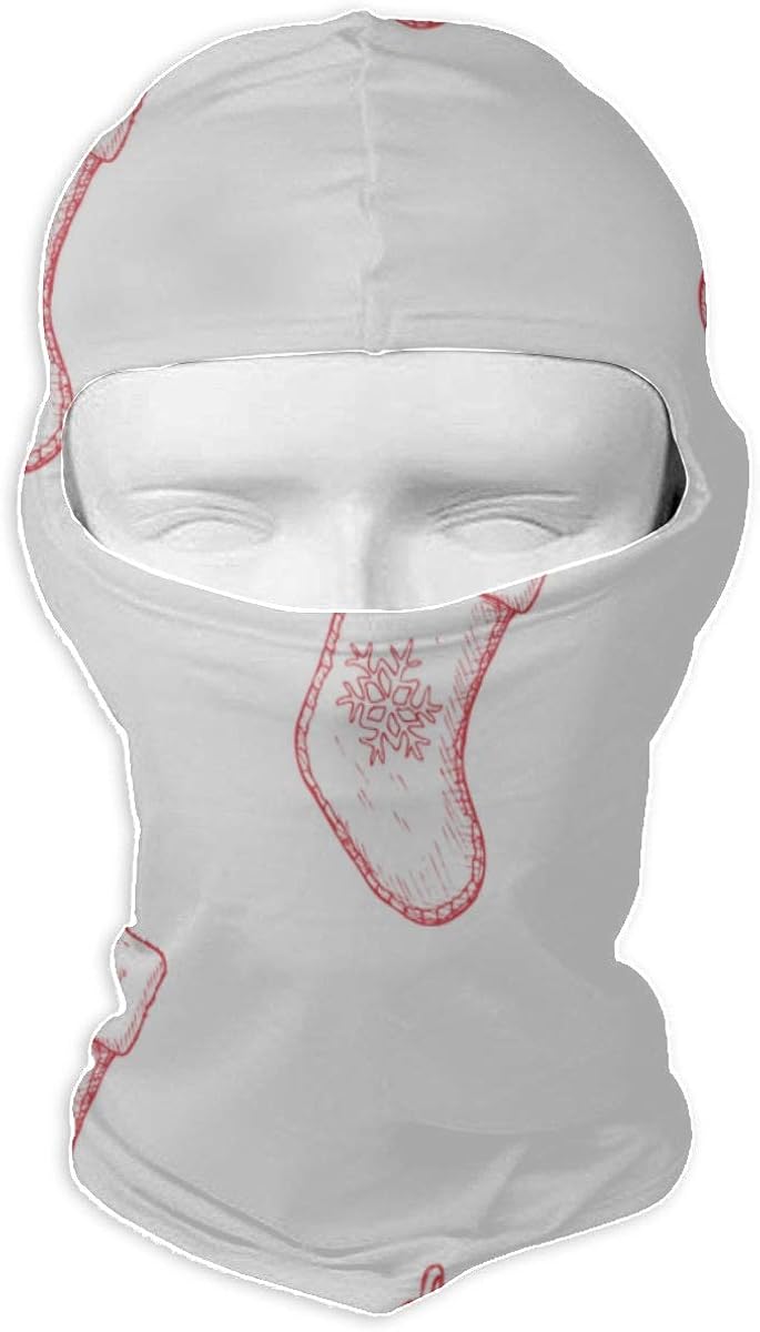 Ski Masks Kids Christmas Object Pattern Bandana Printing Windproof Uv