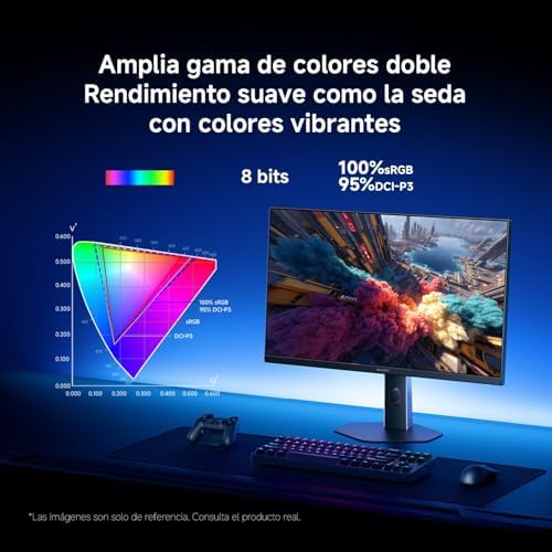 G24i 2026 Monitor Gaming de 24 Pulgadas, 200Hz, 1ms GTG, FreeSync Premium, HDR400, Fast IPS, 100% sRGB, 95% DCI-P3,Certificación TÜV Low Blue Light (1920 x 1080/HDMI 2.0/DP 1.4)