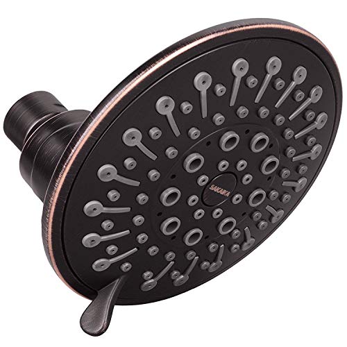 Sakaika Oil Rubbed Bronze Adjustable Shower Head Bronze Multi Function