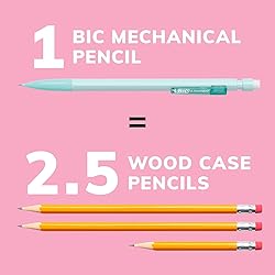 BIC Xtra Smooth Mechanical Pencil with Erasers, 0.7
