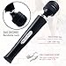 Powerful Black Wand Massager Vibrator by Pikake - Multi-Speed Waterproof Magic Wands Wireless Vibrators
