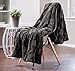 Chanasya Premium Embossed Faux Fur Throw Blanket - Super Soft, Lightweight Minky Blanket - 50