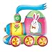 Collections Etc Inflatable Easter Bunny Train Outdoor Yard Decoration - 4' Long