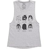 Game of Thrones Direwolves Juniors Muscle Tank Top - Heather Grey (Medium)