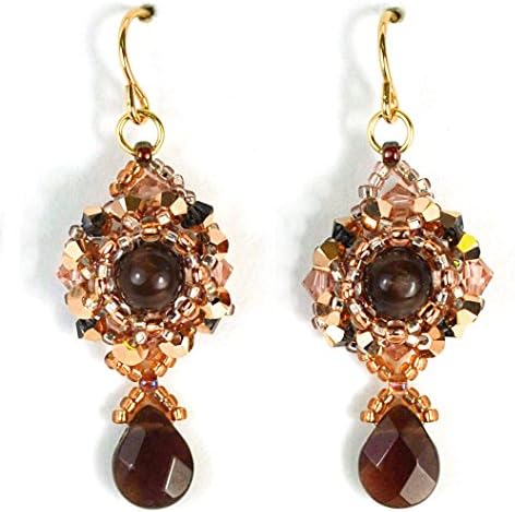 Cat's Eye Scapolite Gemstone Earrings, Artisan Crafted in 14K Gold Filled with Crystal Accents