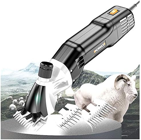 Electric Sheep Shears Wool Shearing Clippers Animal Grooming Shaving Fur Goats Cattle Farm Livestock Electric Alpaca Lister Clippers Cut Trimmer Horse