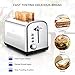 Home Gizmo 2 slice toaster - stainless steel