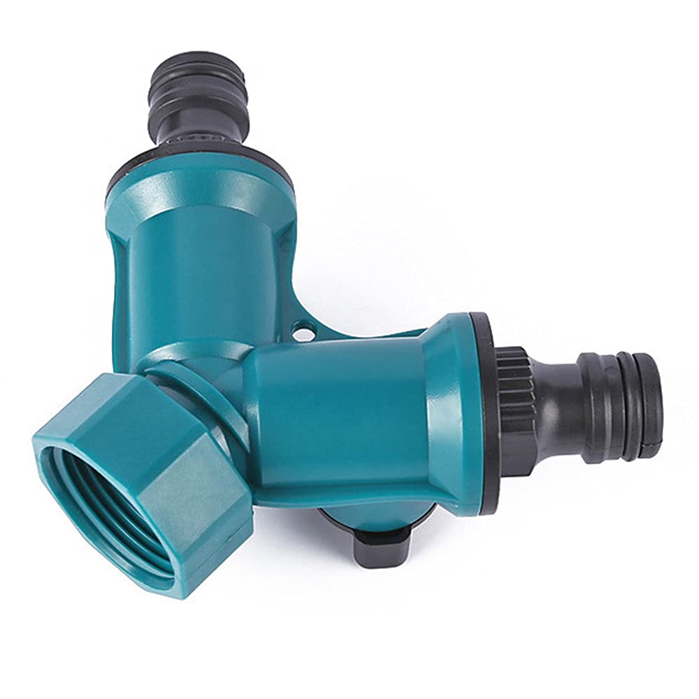 CENPEK 2 Way Garden Water Pipe Connectors Pipe Adapter 2 Way Garden Hose Splitter Y Shape Water Diverter Adapter Switch Valve