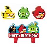 Angry Birds Birthday Supplies Angry Birds Molded Cake Candle Set