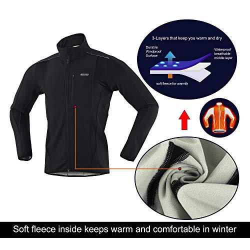 3 ARSUXEO+Softshell+Windproof+Waterproof+Mountain