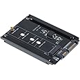 Sintech M.2 to SATA,Ngff B-Key SSD to 2.5-Inch SATA III Enclosure Adapter (5104D)