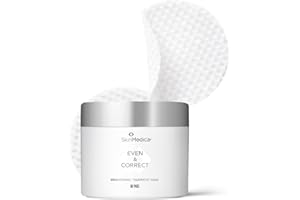 SkinMedica Even & Correct Brightening Treatment Pads For Face Exfoliating, 10% Glycolic Acid Pads That Are Retinol-Free, Alcohol-Free and Hydroquinone-Free, 60 Ct