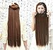 MapofBeauty 23" Long Straight Clip in Hair Extensions Hairpieces