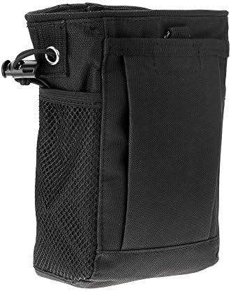 wolfsalves Tactical Gear Bundles - Tactical Molle Drawstring Folding Dump Pouch Waist Molle Pack Sport Bag