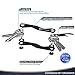 Compact Smart Key Holder Organizer – Pocket Clip Keychain Expandable Smart Organizer Holds Up To 18 Keys – Strong Aluminum Stainless Steel Gadget Key Holder with Bottle Opener by Conomera (Black)