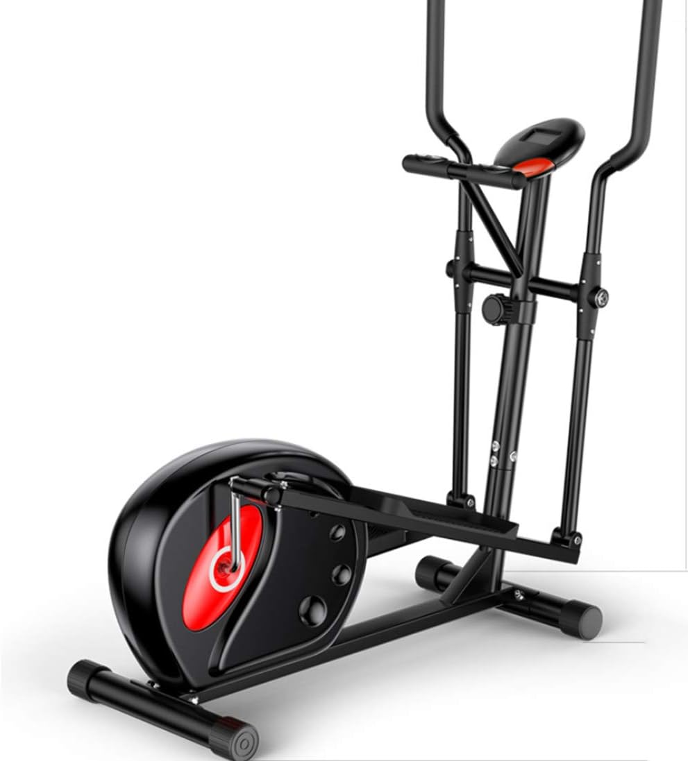 GOLDEN MANGO Home Elliptical Cross Training Machine, Jogging Fitness Equipment, 8-Speed Resistance Adjustment with LED Digital Display
