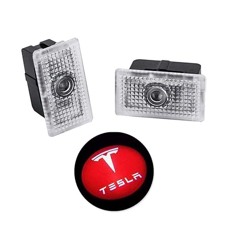 Hamkaw Tesla Modelo 3/X/S iluminación LED para Puerta de Coche ...