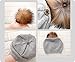Women Knit Wool Beanie - Winter Fashion Solid Wool Hats Real Removable Raccoon Fur Pom Pom Warm Ski Beanie (Black),One Size