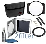 Haida 100mm 10 Stop Neutral Density Filter Kit for 77mm Lens - Includes Haida 4x4 Filter Holder, Haida 4x4 ND 3.0 (10-stop) ND Filter & 77mm Adapter Ring includes 2filter cleaning kit!