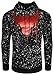 UPSCALE Mens Chicago Bulls Inspired Fleece Hoodie