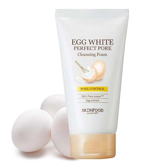 egg foam face wash