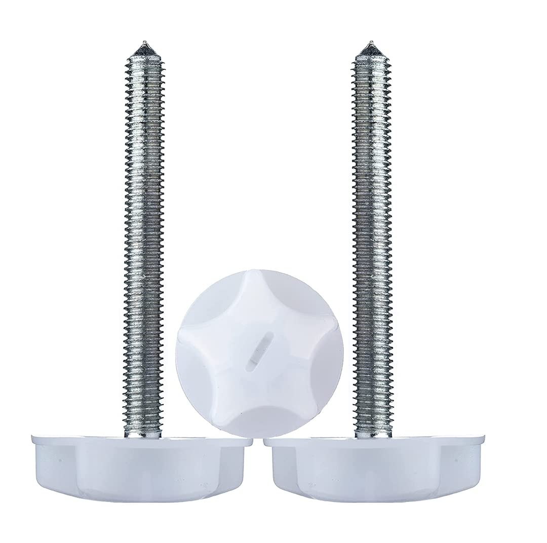 Just Accessories M8 HEADBOARD BOLTS SCREWS WITH FITTED WASHERS FIXINGS FOR DIVAN BED Ottoman 50mm/90mm (4, M8 X 50mm)