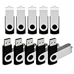 DigiOcean 16 GB USB 2.0 Flash Drive (Black, Pack of 10)
